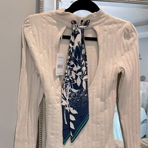 Free People Scarf Tieback Top